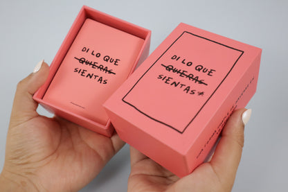 Juego Di lo que sientas - Conexiones profundas